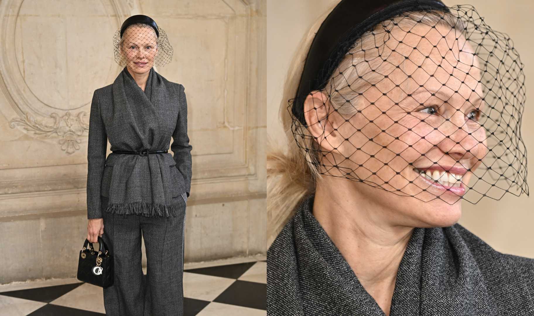 Pamela Anderson Paris Fashion Week 2025