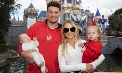 Patrick Mahomes Family Disneyland Parade Photo