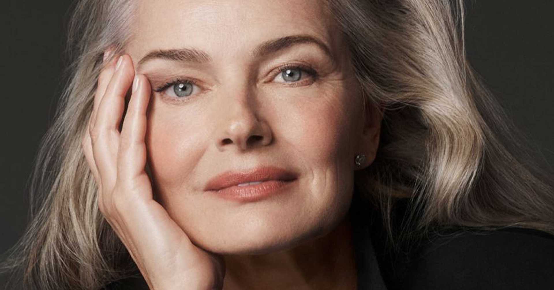 Paulina Porizkova Estée Lauder Campaign 2024