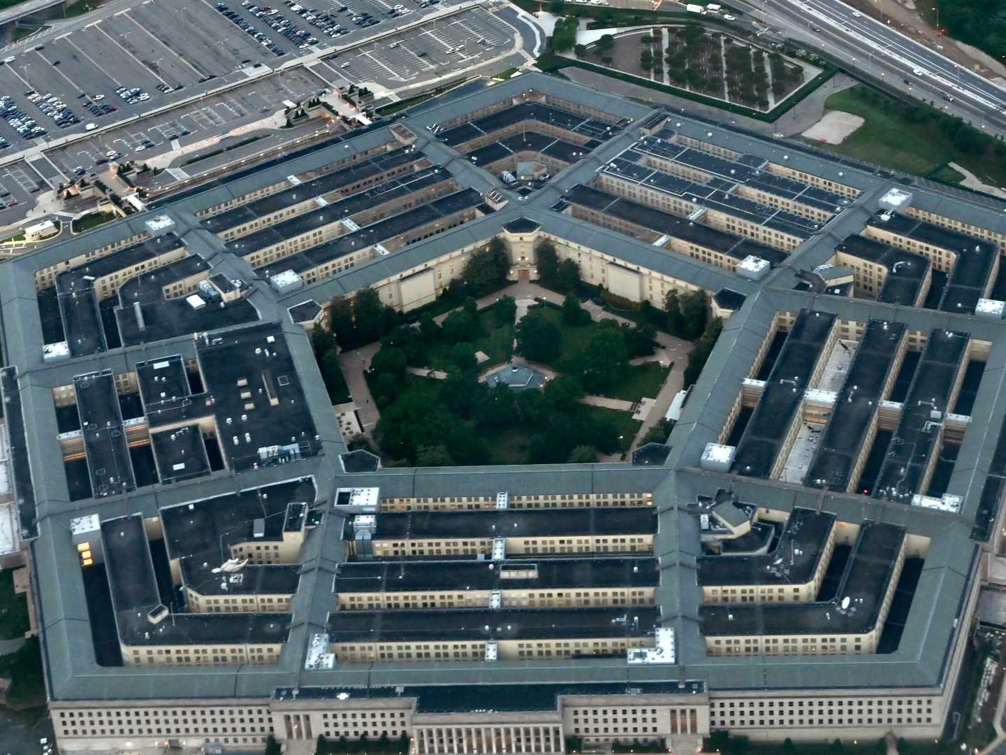 Pentagon Building Aerial View 2025