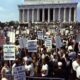 People's March Washington D.c. Lincoln Memorial Protest