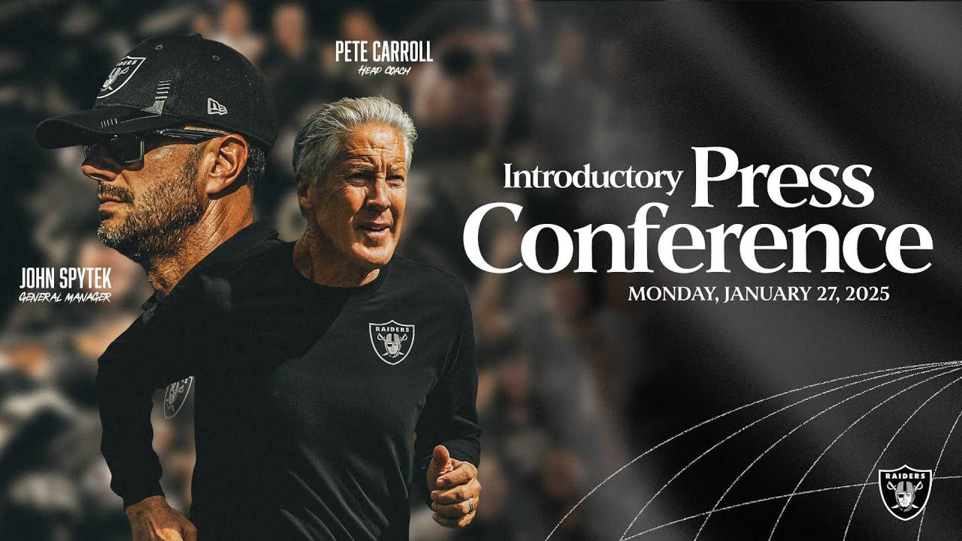 Pete Carroll John Spytek Raiders Press Conference