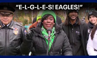 Philadelphia Mayor Cherelle Parker Eagles Chant