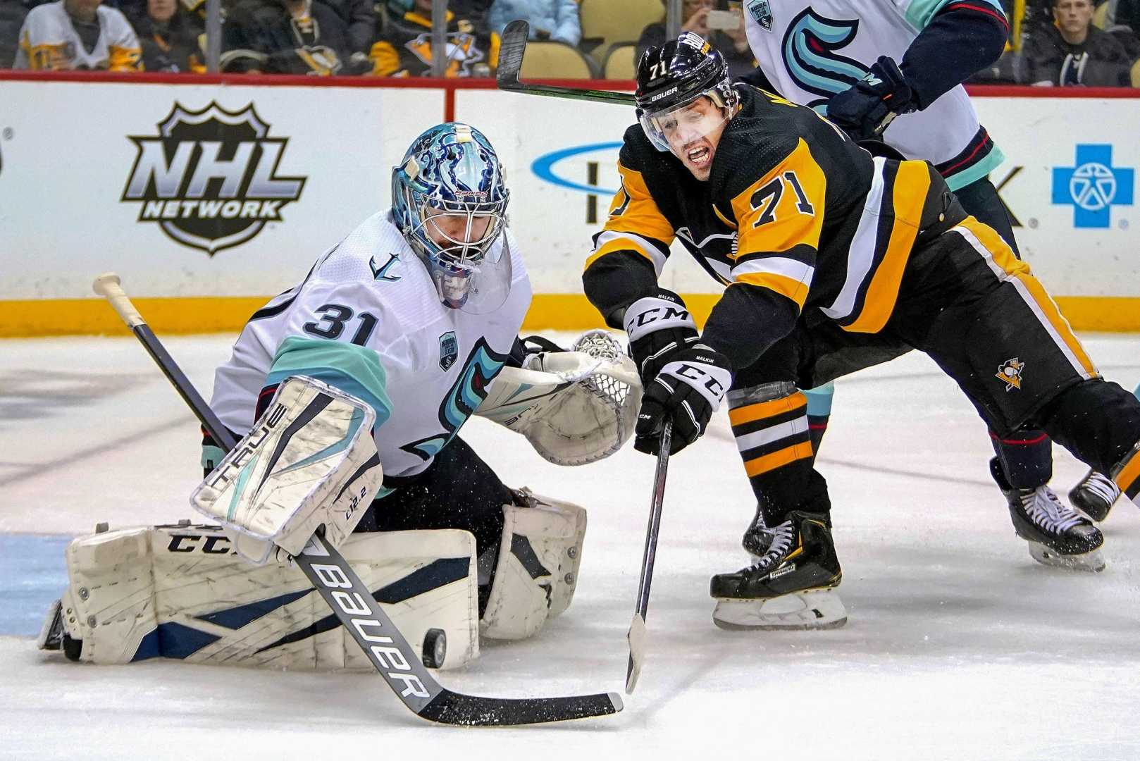 Pittsburgh Penguins Vs Seattle Kraken Hockey Game