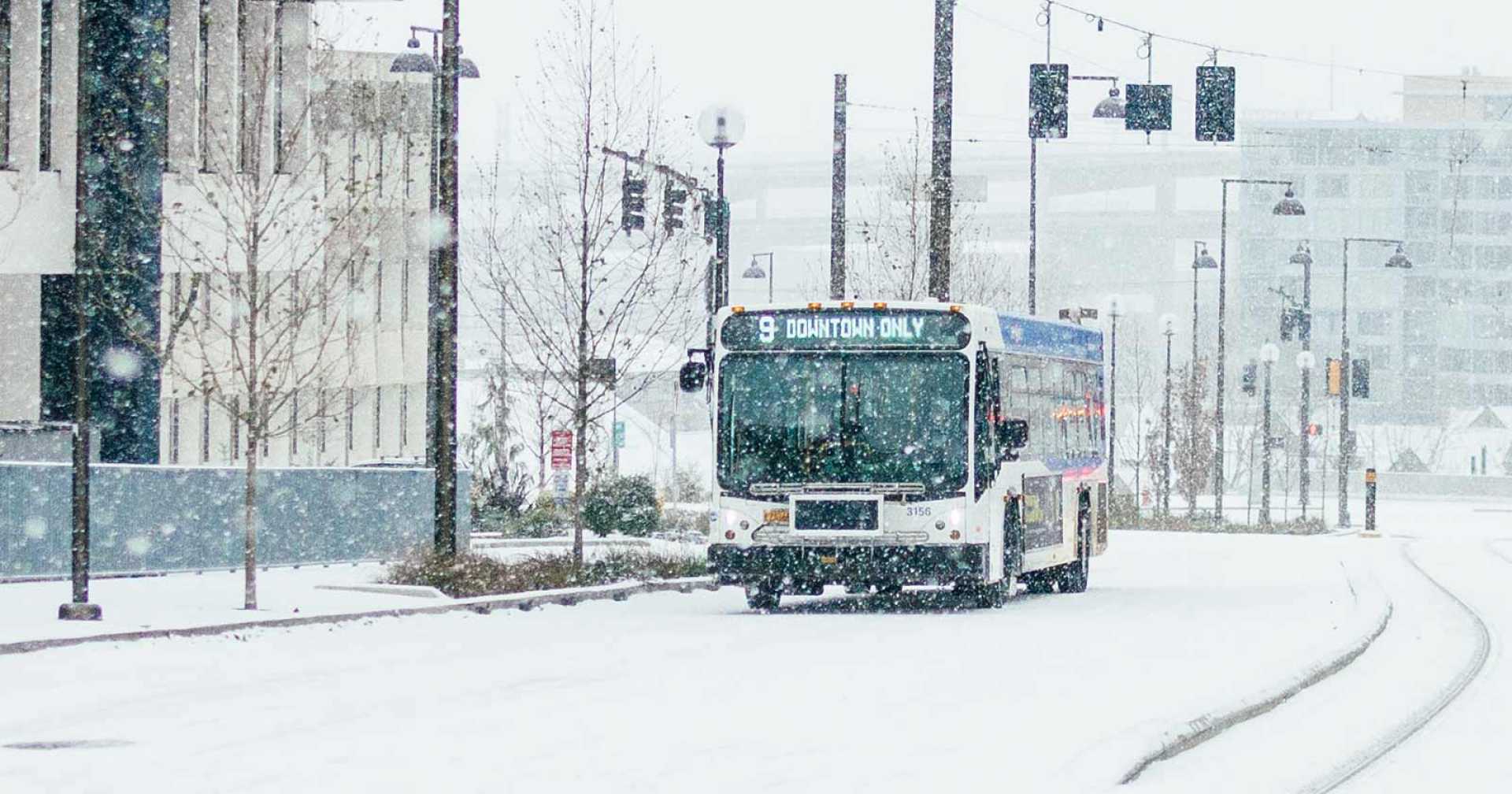 Portland Snowstorm Max Train Winter Weather