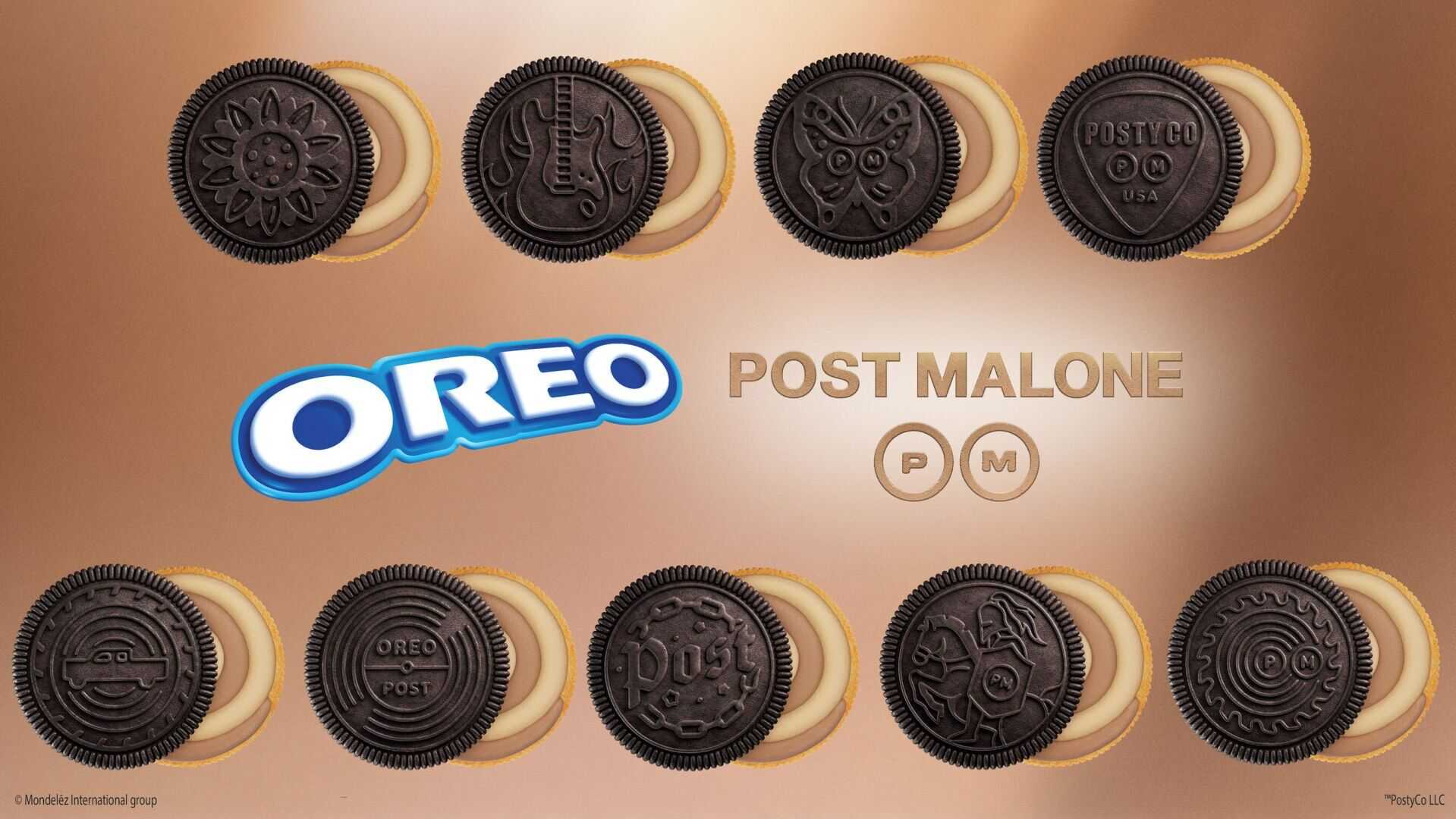 Post Malone Oreo Cookies Swirled Creme Embossments