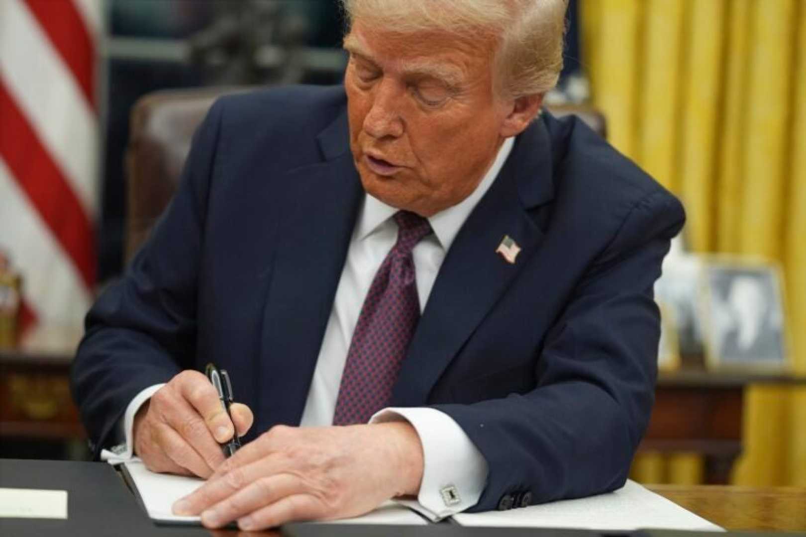 President Trump Signing Executive Order 2025