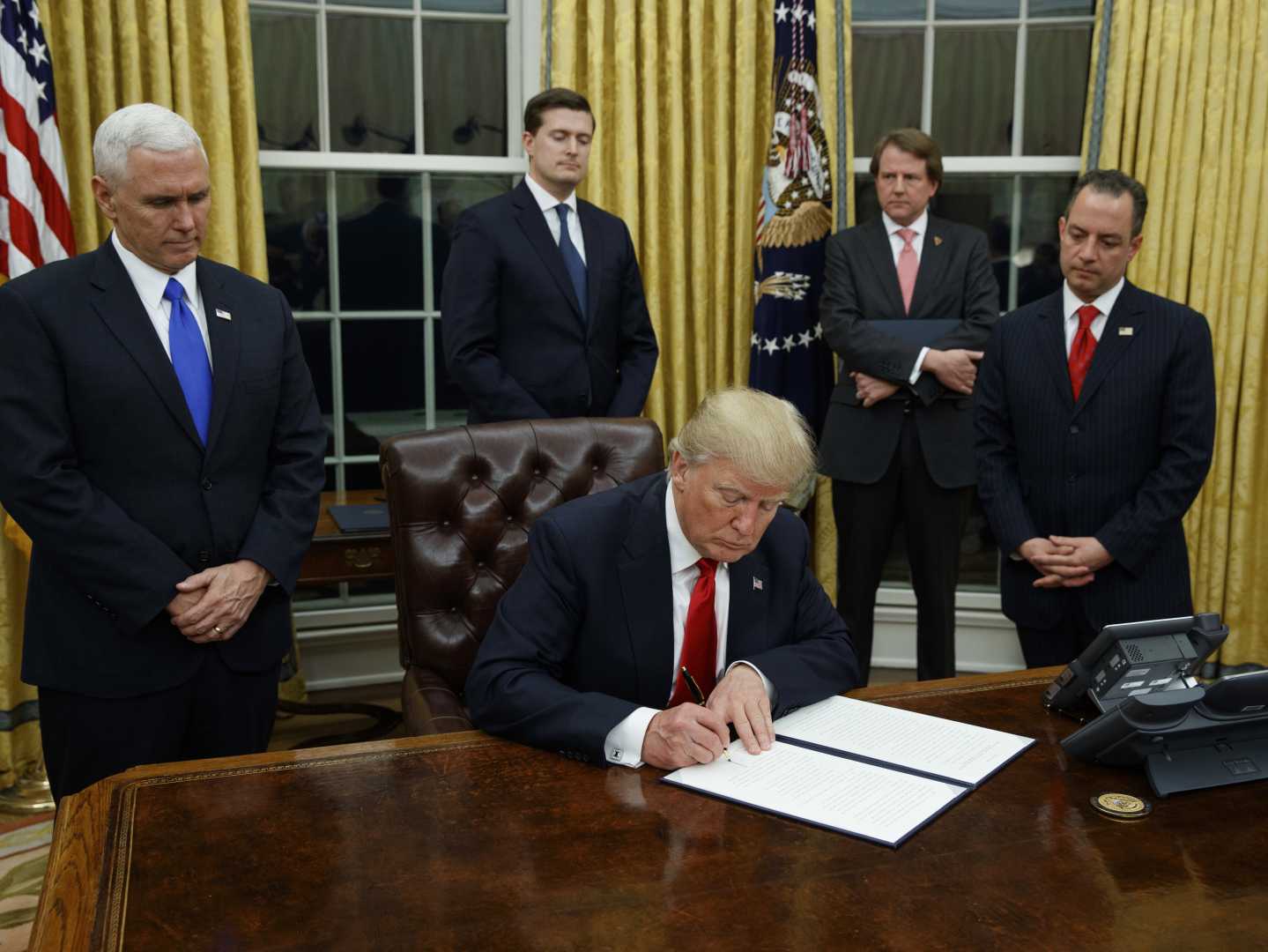 President Trump Signing Executive Order On Health Care