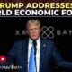 President Trump Speaking At Economic Summit 2024