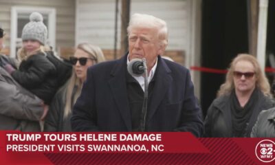 President Trump Visits North Carolina Hurricane Damage