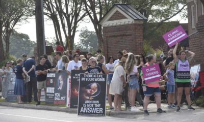 Pro Life Activists Protest Outside Abortion Clinic