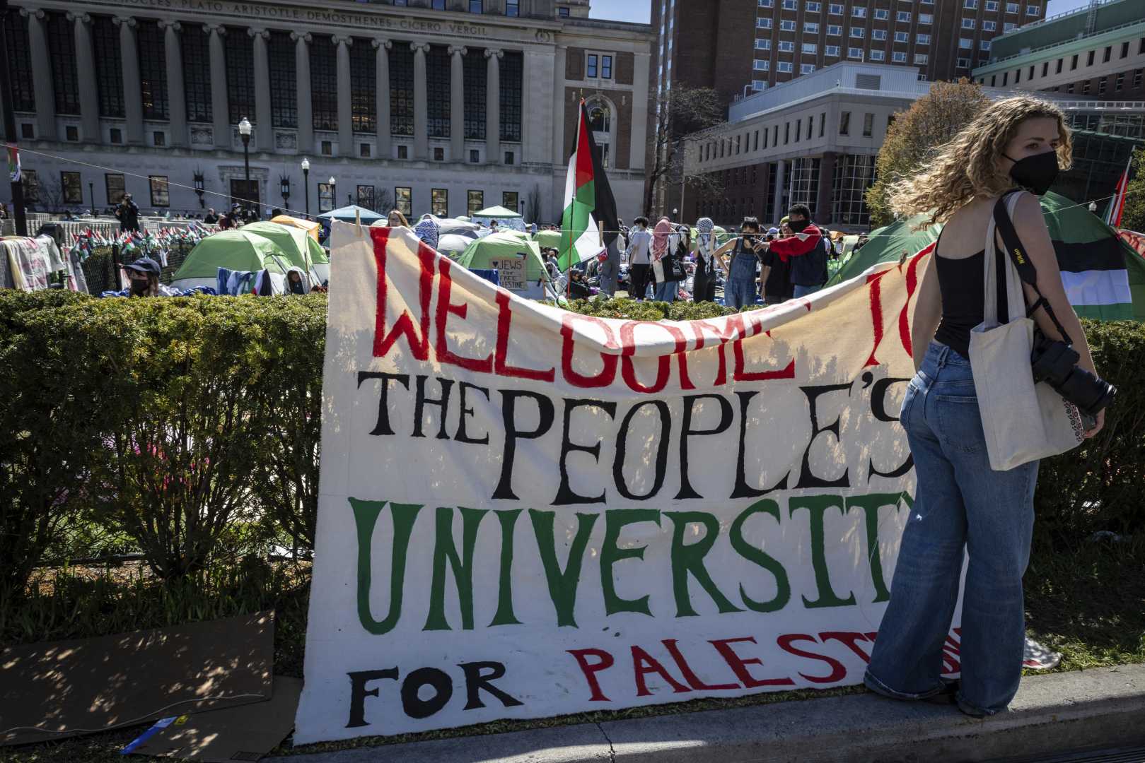 Pro Palestinian Protest Columbia University 2024