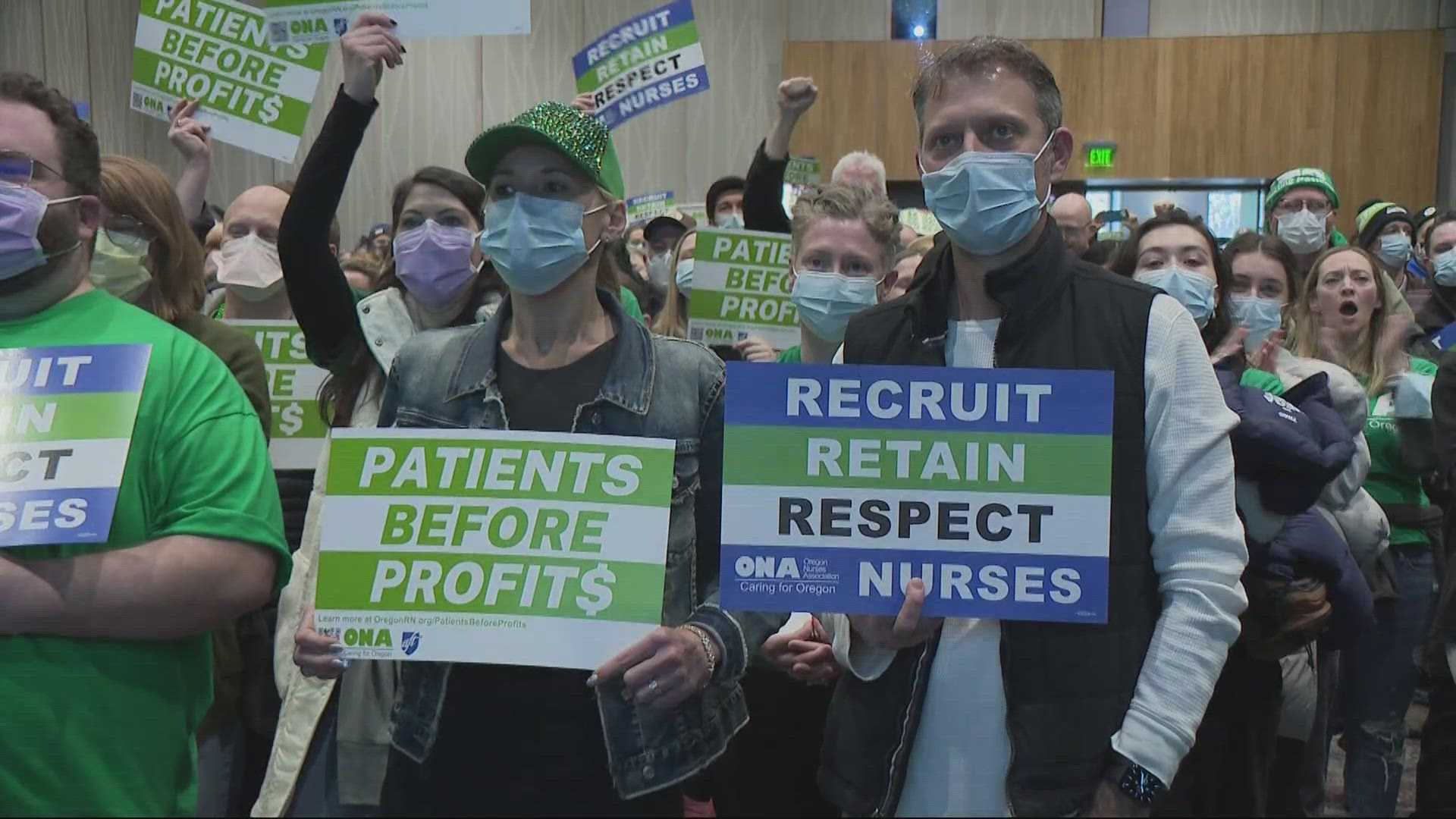 Providence Health Care Workers Strike Oregon