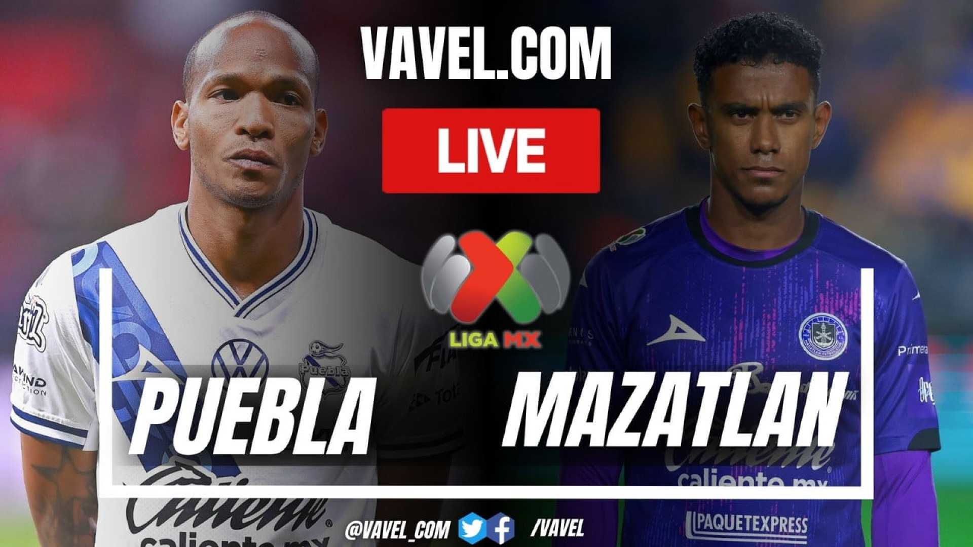 Puebla Vs Mazatlán Liga Mx Match 2025