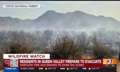 Queen Valley Arizona Brush Fire Evacuation