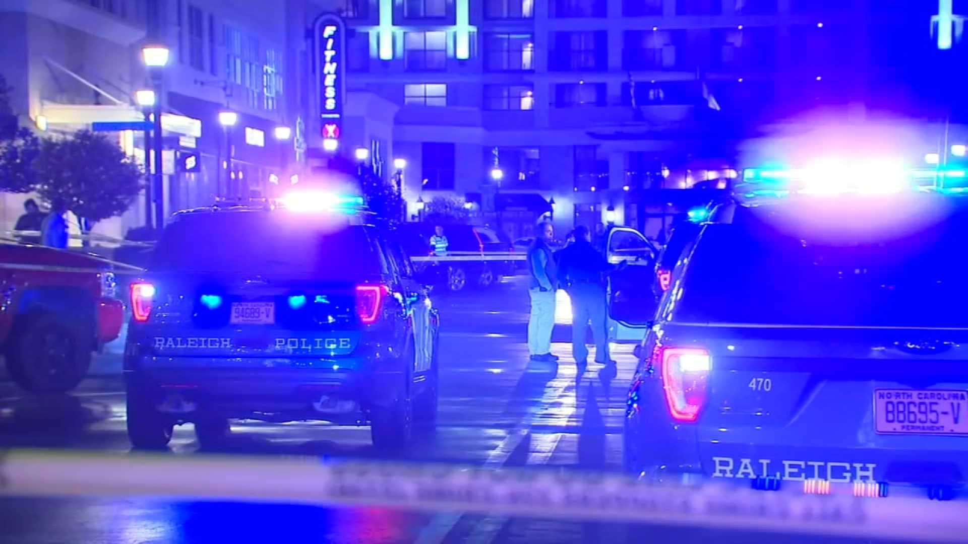 Raleigh North Hills Shopping Center Police Scene