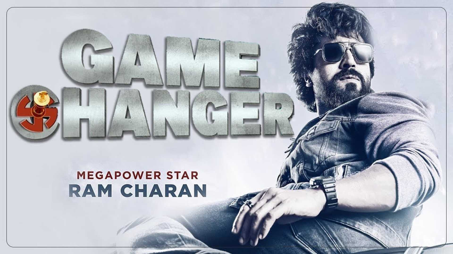 Ram Charan Game Changer Movie Poster