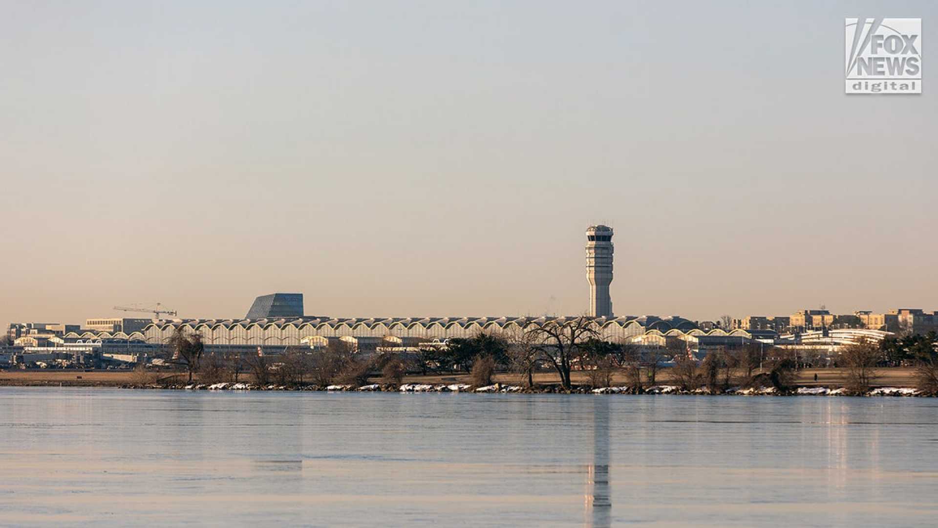 Reagan National Airport Control Tower Aerial View