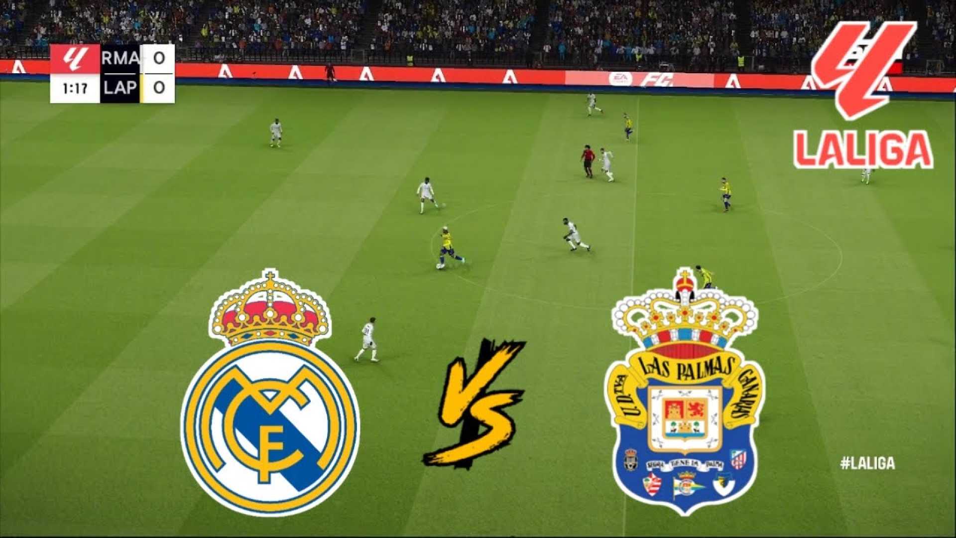 Real Madrid Vs Las Palmas 2025 Football Match