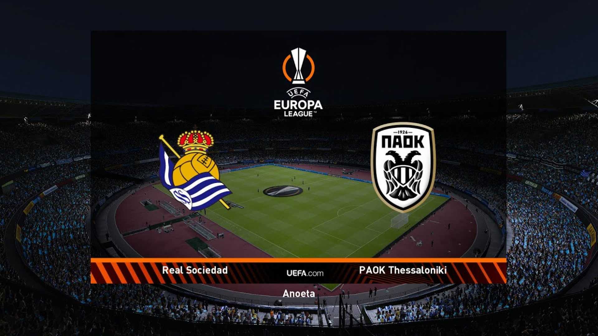 Real Sociedad Vs Paok Europa League Match