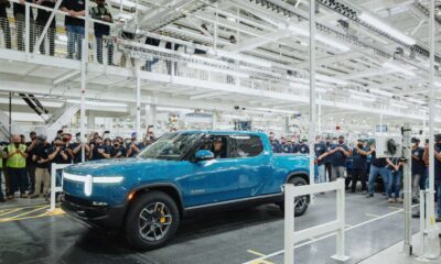 Rivian R1t Electric Pickup Truck Production