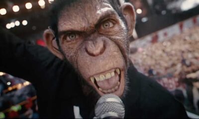 Robbie Williams Chimp Better Man Film Still