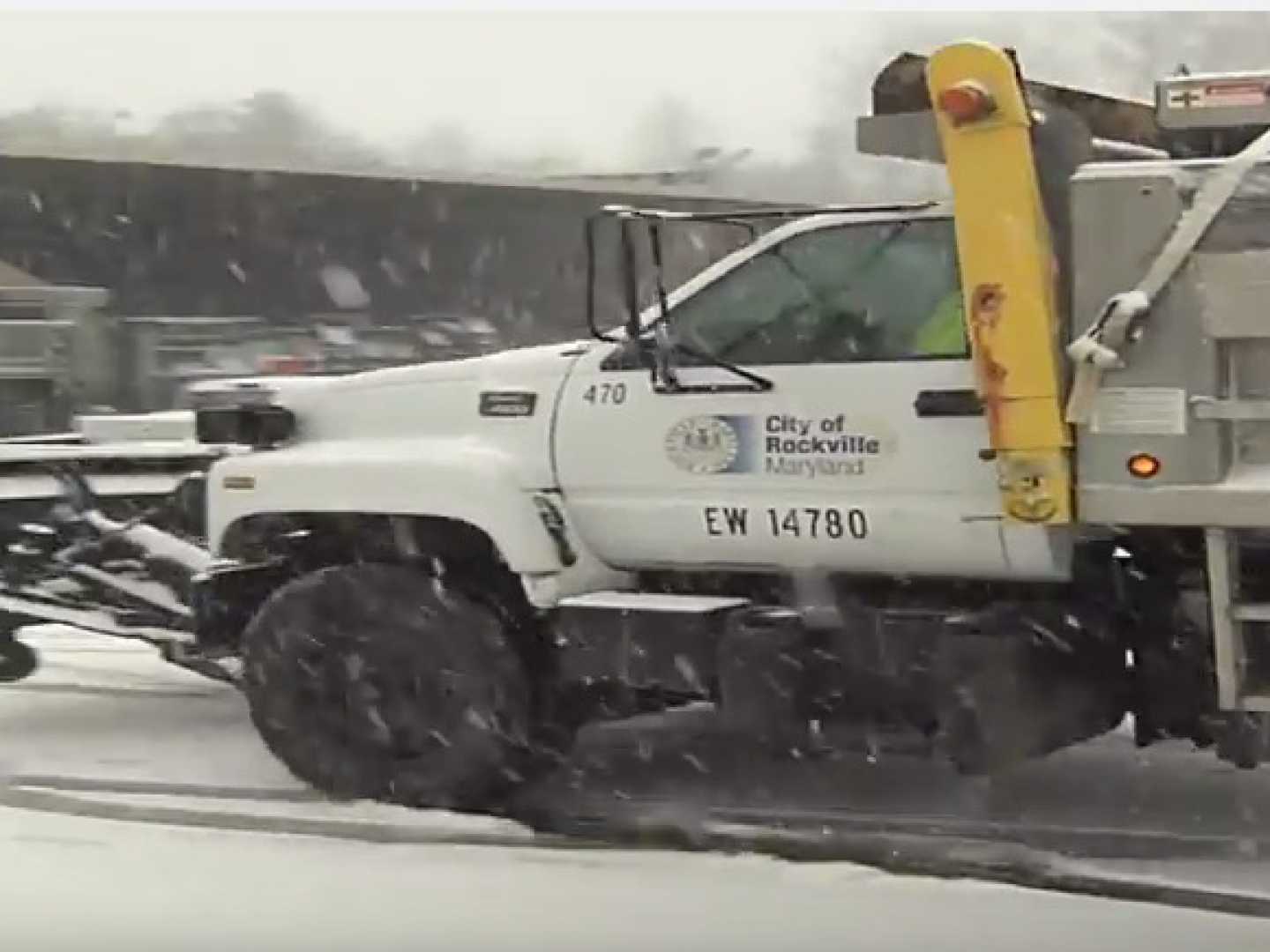 Rockville Maryland Snow Emergency Winter Storm