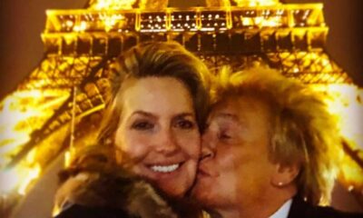 Rod Stewart Penny Lancaster Eiffel Tower Proposal