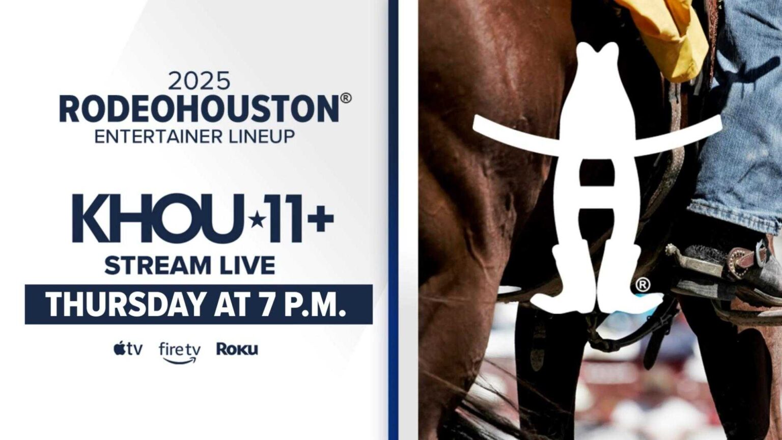 RodeoHouston 2025 Lineup Announcement to Stream Live on KHOU 11