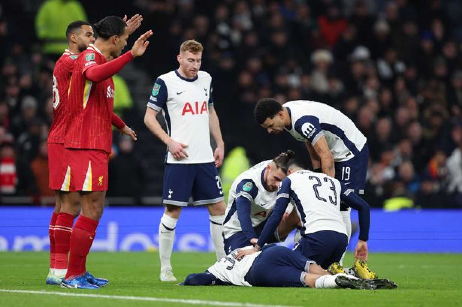 Rodrigo Bentancur Injury Tottenham Liverpool Match