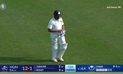 Rohit Sharma Ranji Trophy Dismissal 2025