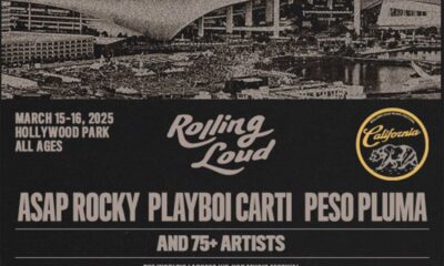 Rolling Loud California 2025 Festival Lineup Poster