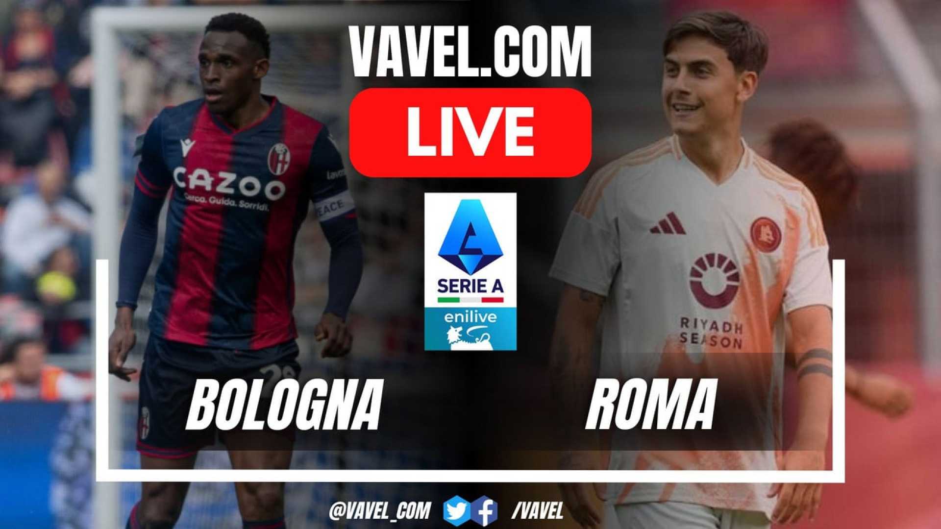 Roma Vs Bologna Serie A 2025 Match