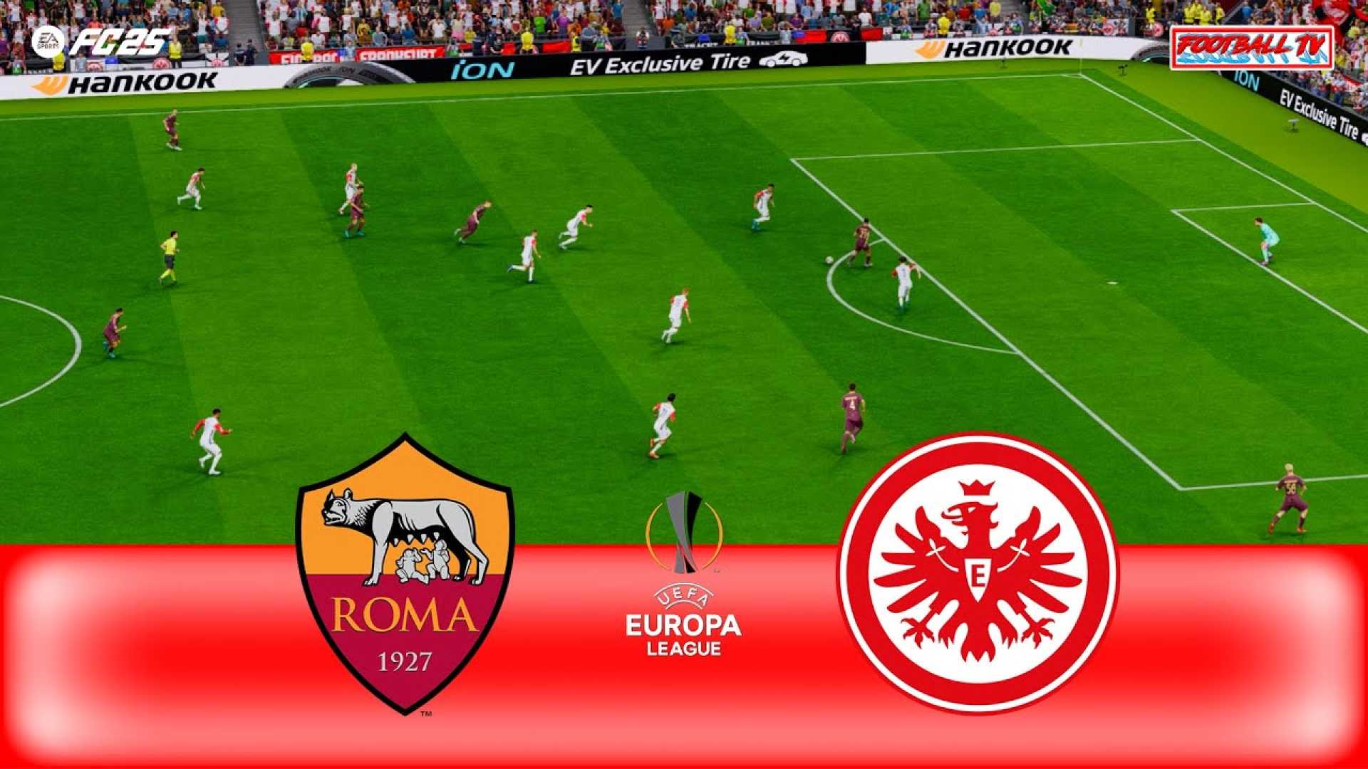 Roma Vs Eintracht Frankfurt Europa League Match