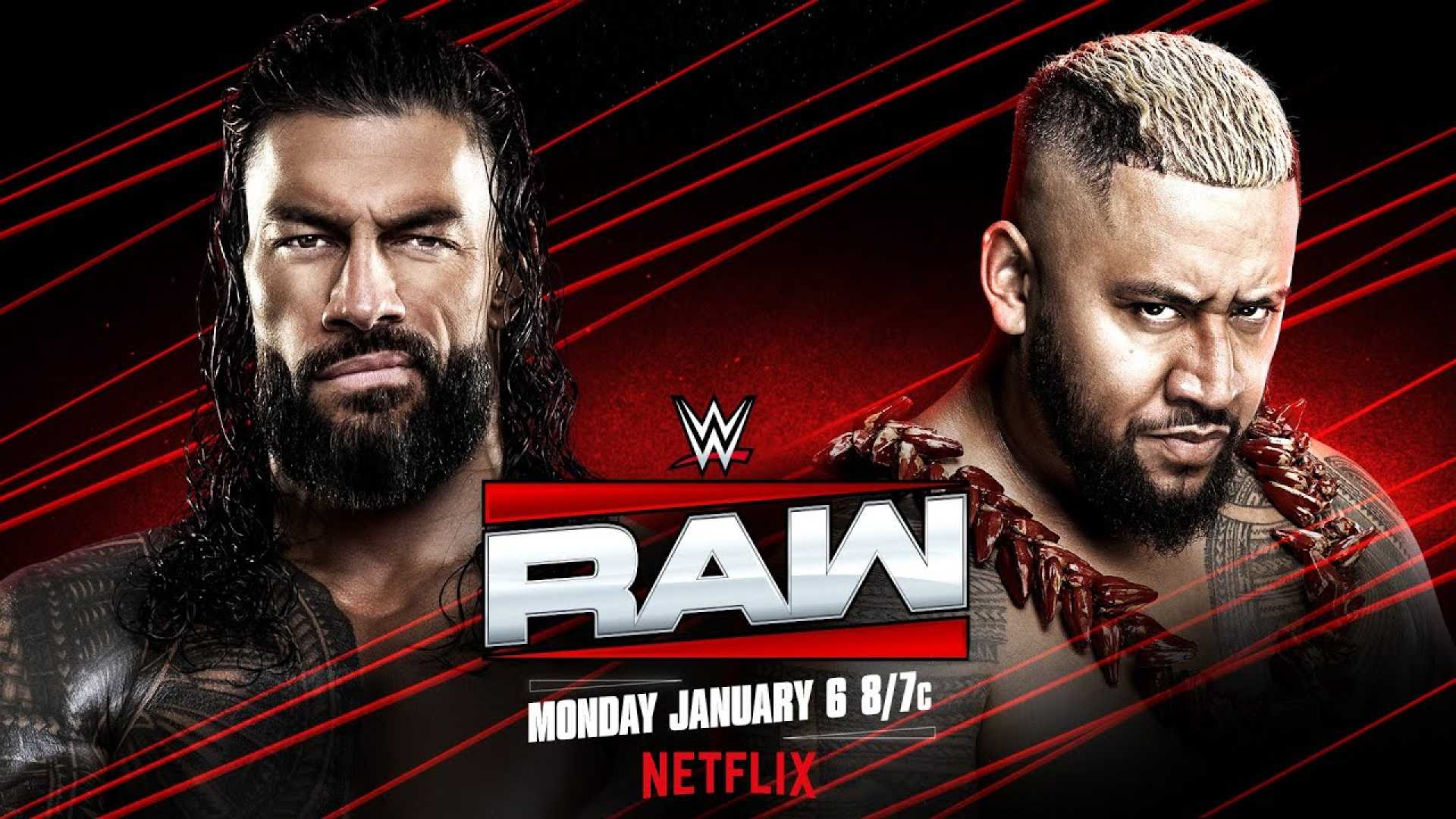 Roman Reigns Vs Solo Sikoa Wwe Raw Netflix