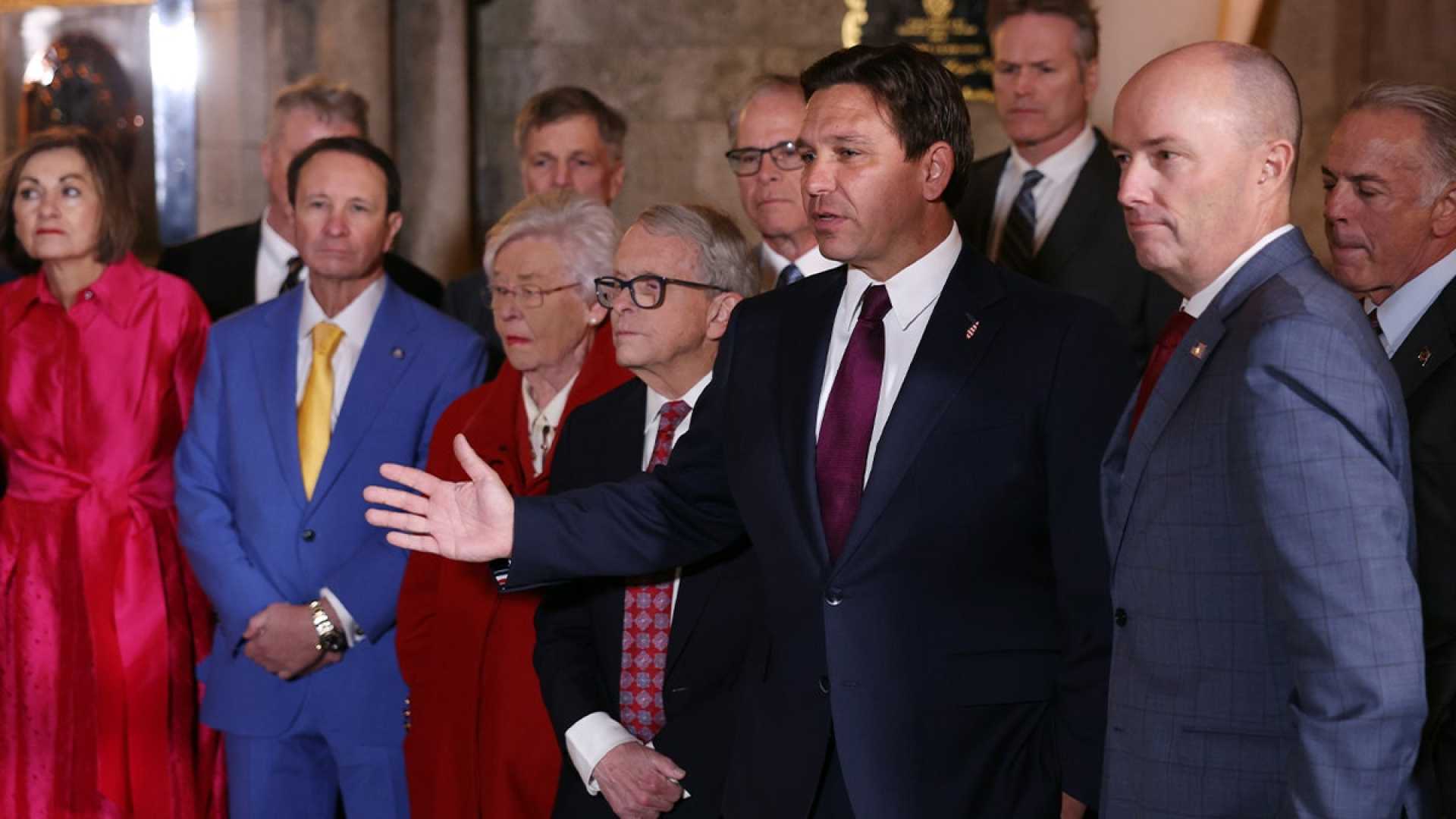 Ron Desantis California Wildfires Media Criticism