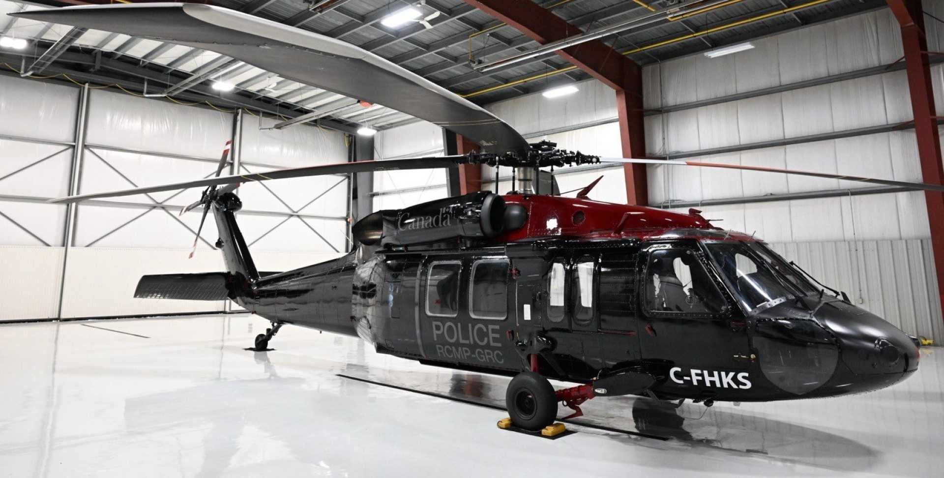 Royal Canadian Mounted Police Black Hawk Helicopter