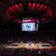 Rutgers Scarlet Knights Basketball Game At Madison Square Garden