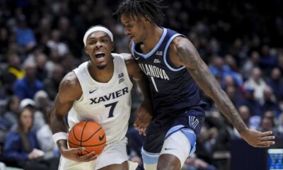 Ryan Conwell Xavier Basketball Game Action