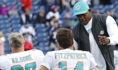 Ryan Fitzpatrick Brian Flores Miami Dolphins