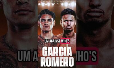 Ryan Garcia Vs Rolly Romero Boxing Match Poster