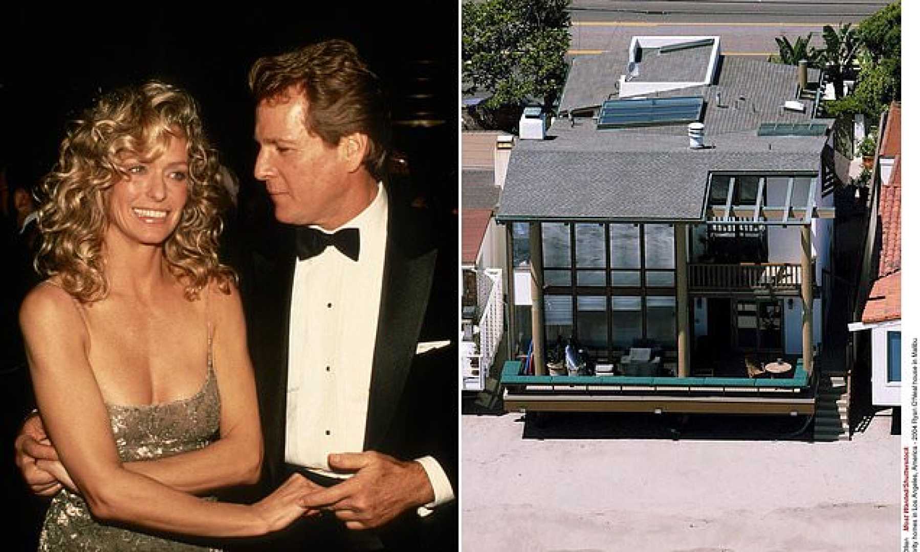 Ryan O'neal Farrah Fawcett Malibu Home Fire