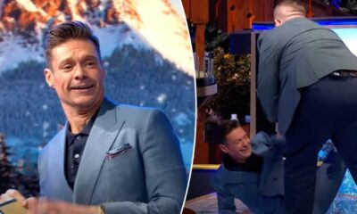 Ryan Seacrest Tackled On Wheel Of Fortune