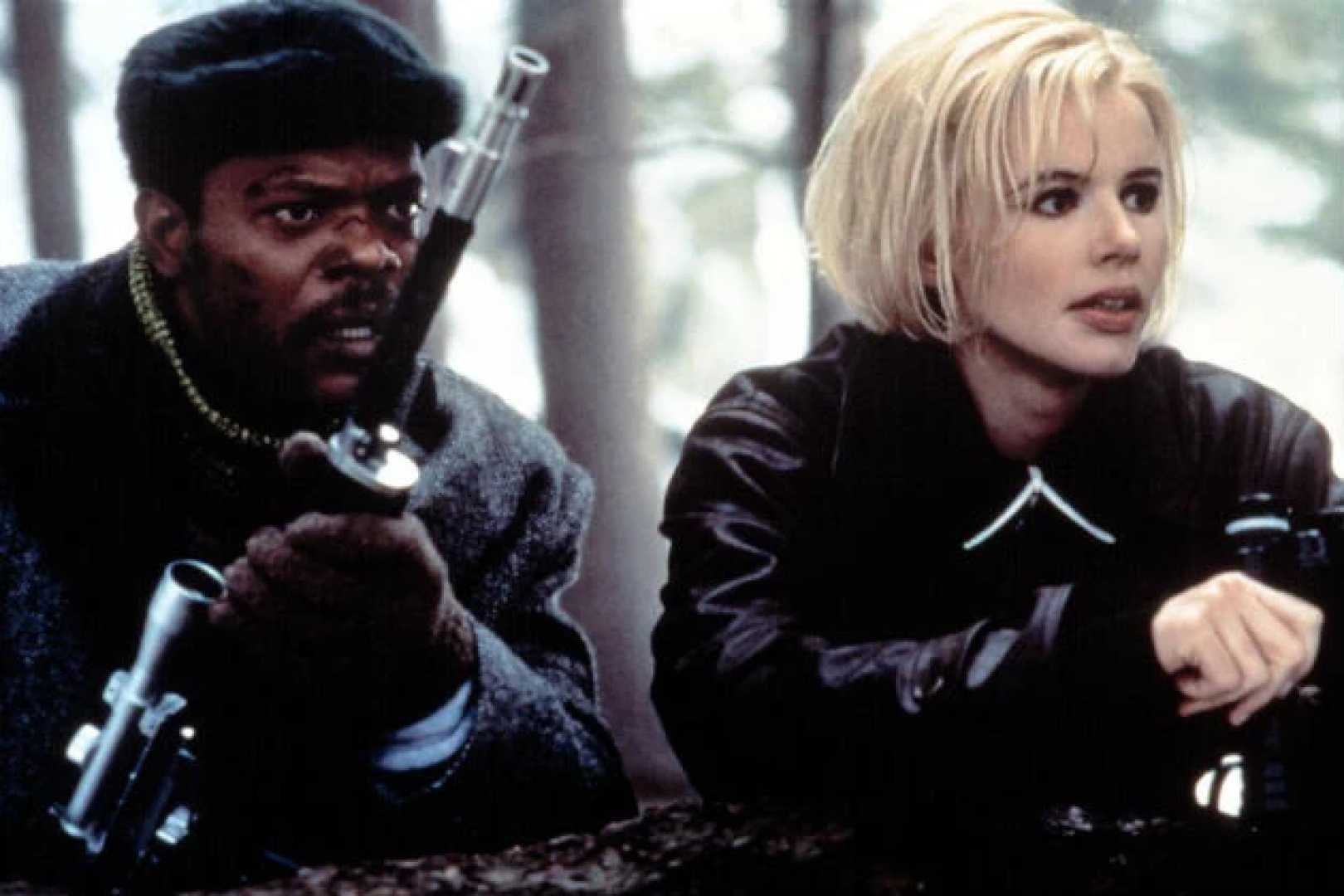 Samuel Jackson Long Kiss Goodnight Movie Still