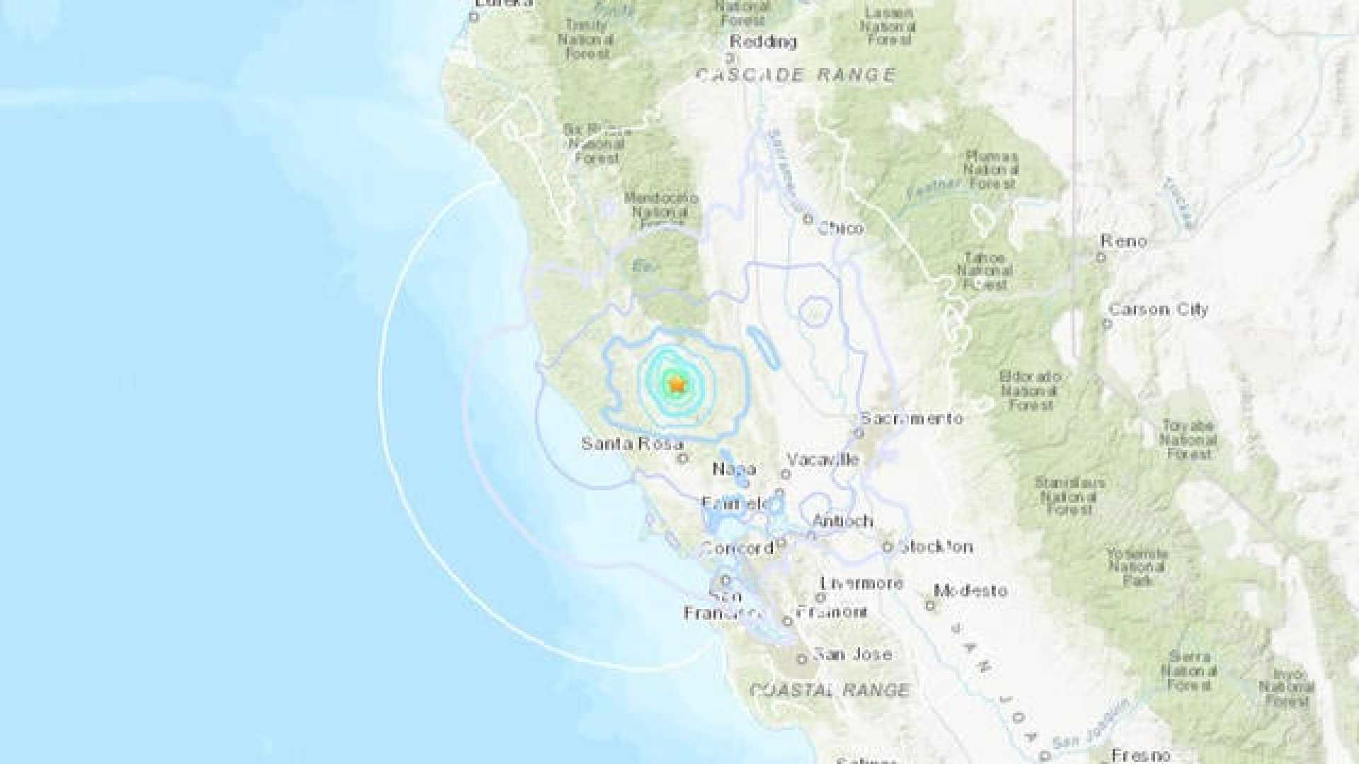 San Francisco Earthquake 2025 Usgs Map