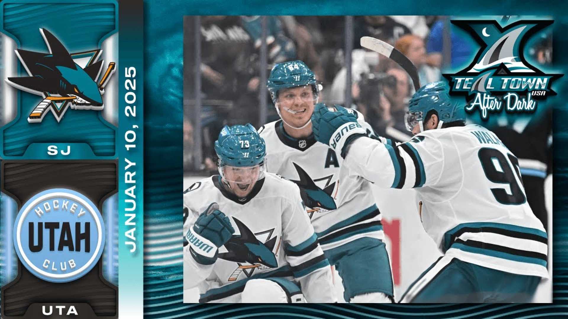 San Jose Sharks Vs Utah Hockey Club 2025 Nhl Game