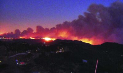 Santa Clarita Brush Fire San Francisquito Canyon Road