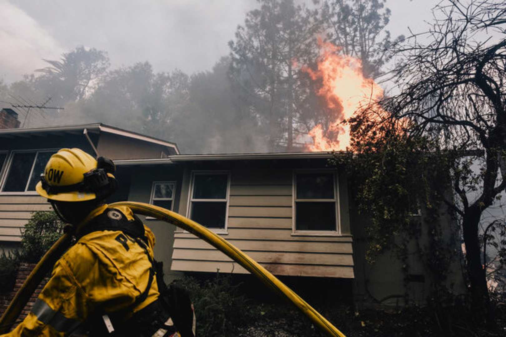 Santa Ynez Reservoir Pacific Palisades Wildfire Damage