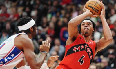 Scottie Barnes Toronto Raptors Game Action