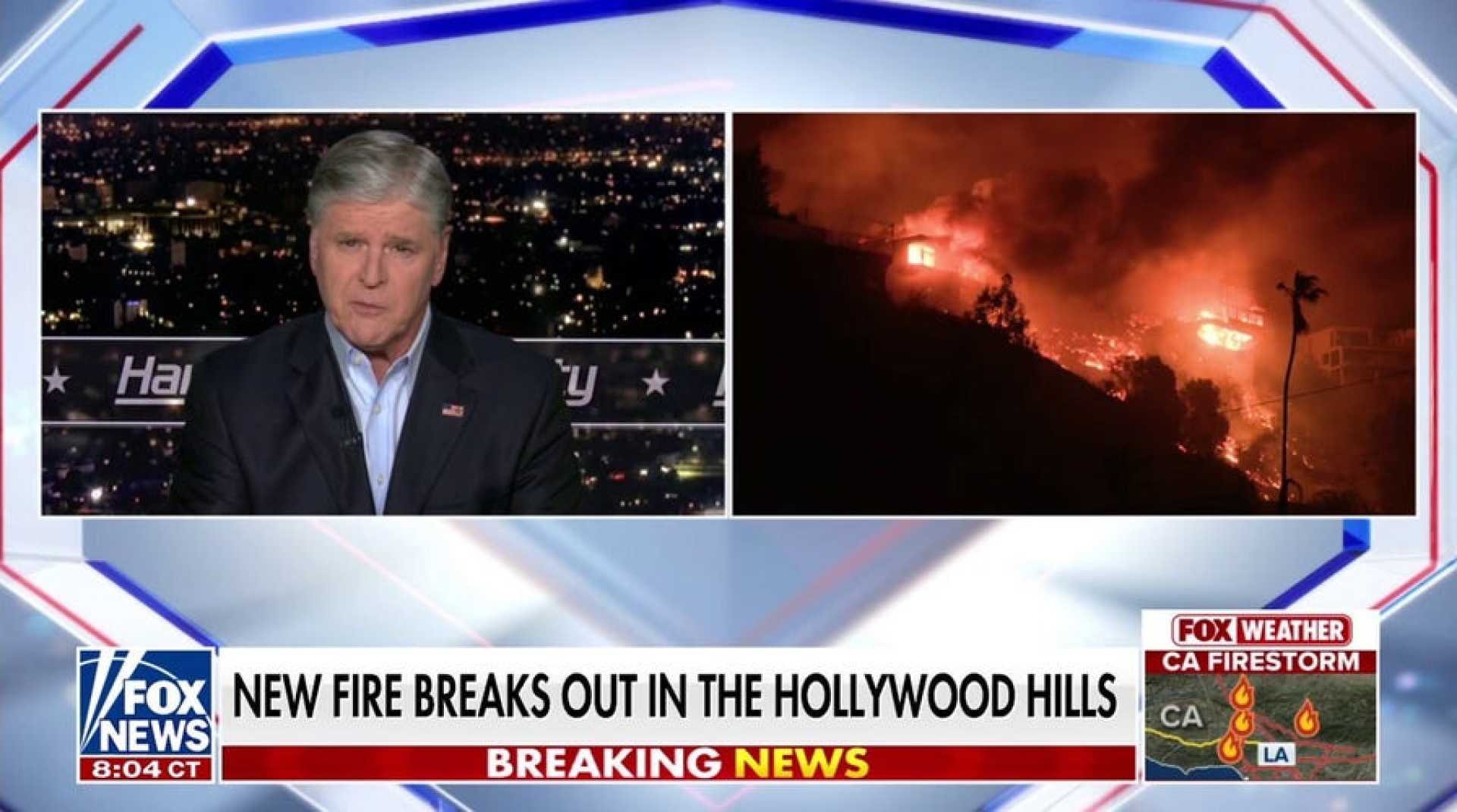 Sean Hannity Fox News California Wildfires